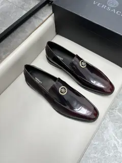 Versace business leather shoes