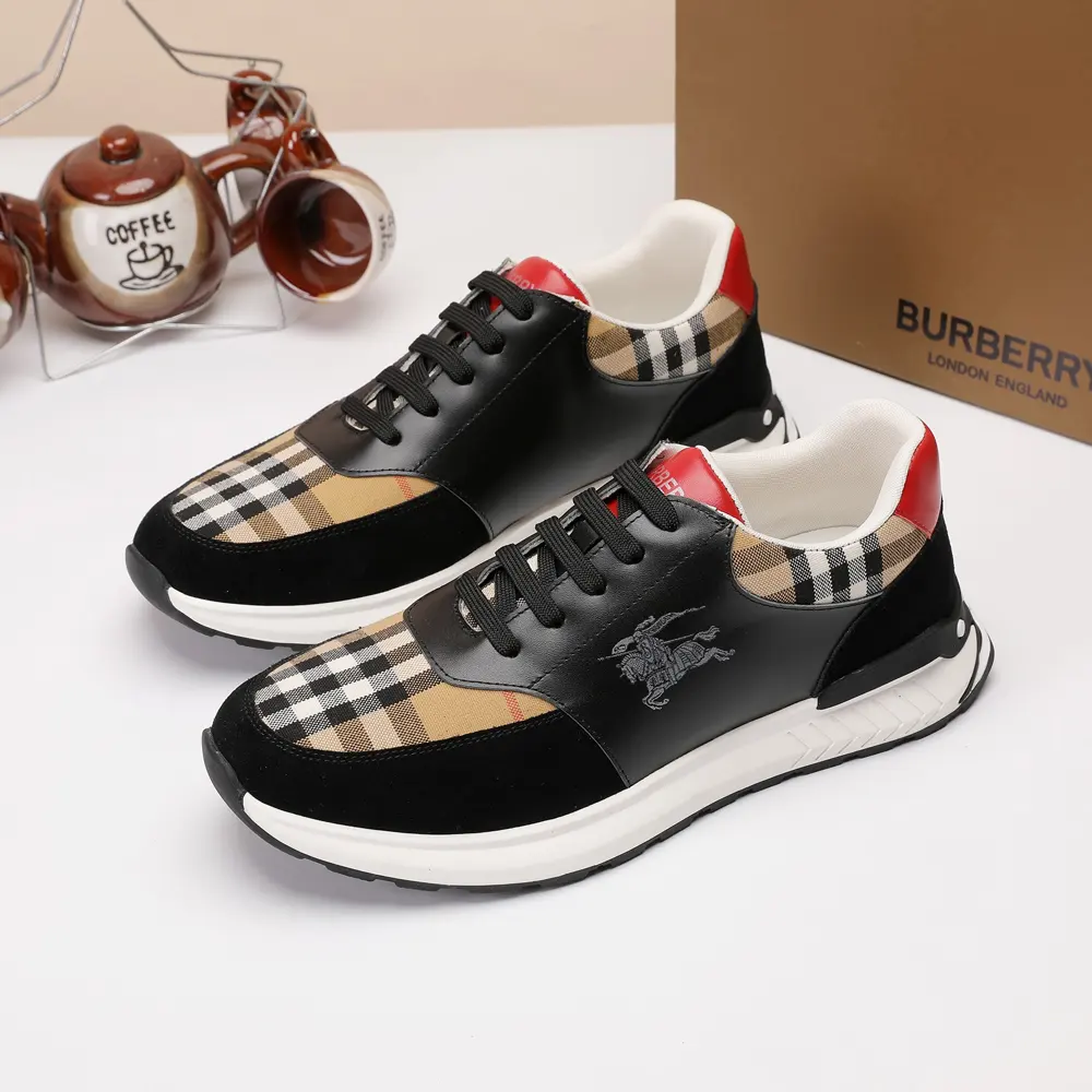 Burberry Original cowhide imported from Italy with original mesh fabric splicing design