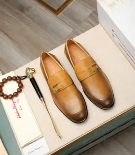 Salvatore Ferragamo new suit shoes