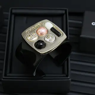 Chanel eyeshadow palette acrylic bracelet