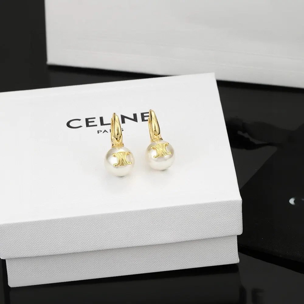 Celine pearl earrings