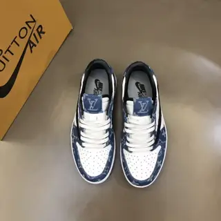Louis Vuitton x Nike co-branded low-top casual sneakers