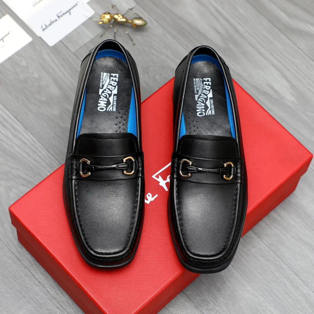 Salvatore Ferragamo business slip-on shoes