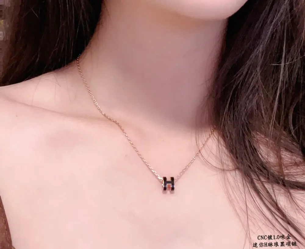 Hermes Mini H Linlang Necklace