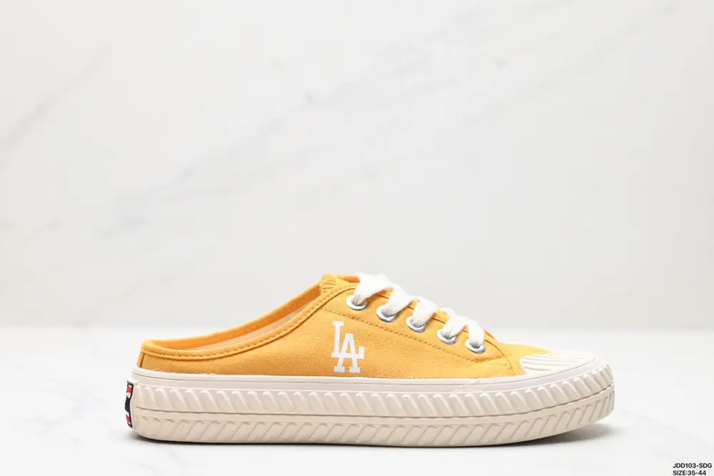 MLB Biscuit Shoes NY Yankees Retro Canvas Half Slippers 32SHS1011