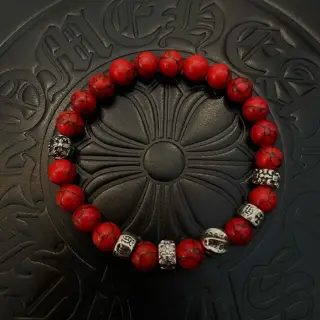 Chrome Hearts classic retro multi-element turquoise bracelet