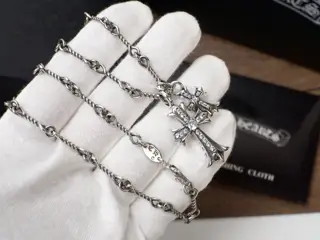 Chrome Hearts Double Cross Necklace