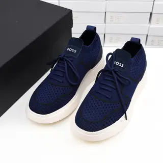 BOSS breathable flyknit sneakers
