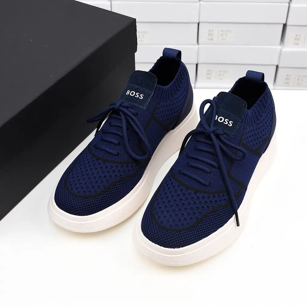 BOSS breathable flyknit sneakers