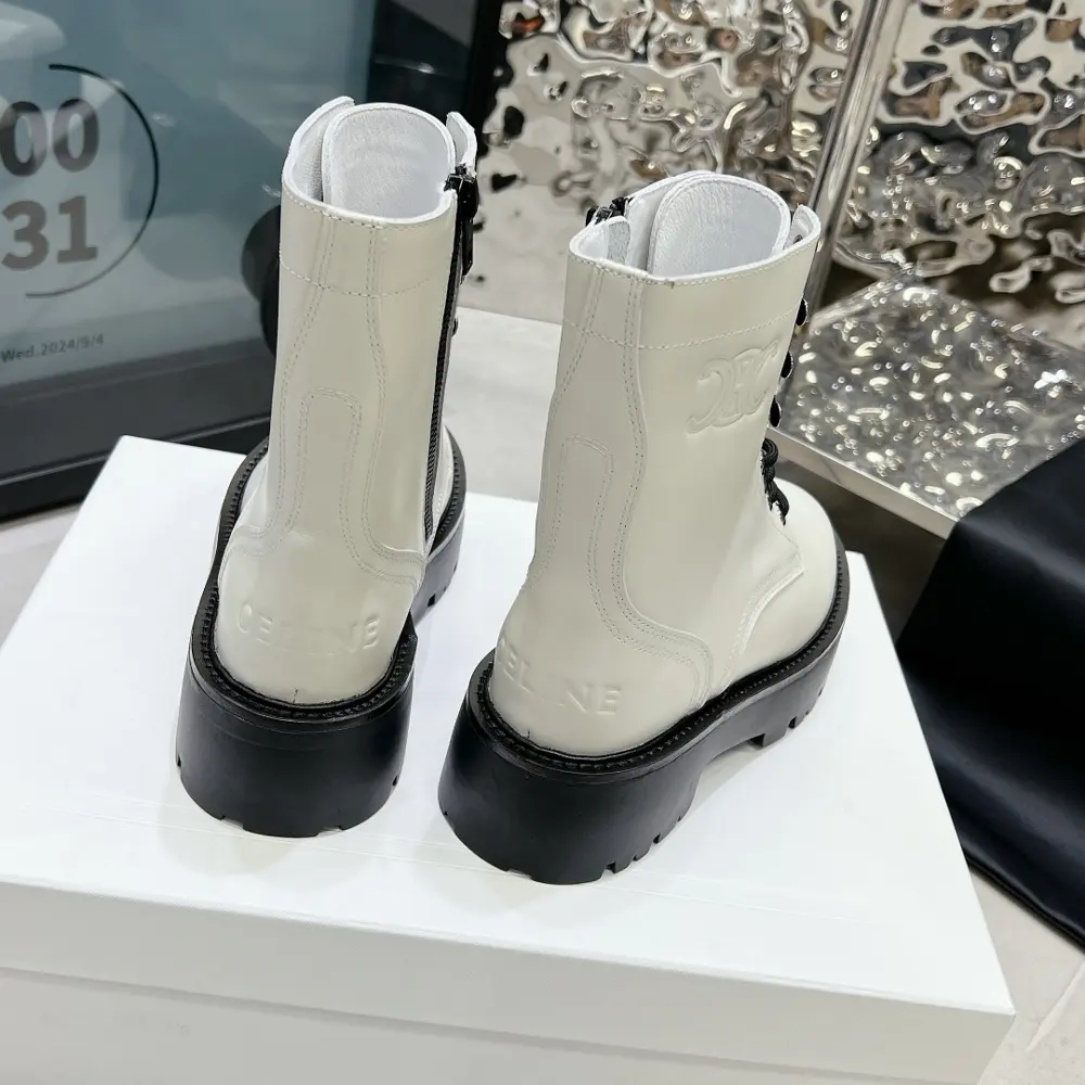Celine | Celine 24 autumn and winter new thick-soled Martin boots that can’t be worn out