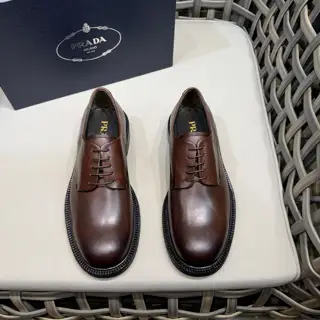 Prada Derby Shoes|Imported cowhide uppers and Derby shoe styles|Strict selection of