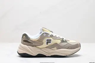 FILA FUSION Flash Retro Trend Non-slip Wear-resistant Low-top Casual Running Shoes T12W331103APB