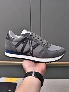 Armani casual sneakers are a one-to-one replica of the original. The calm connotation