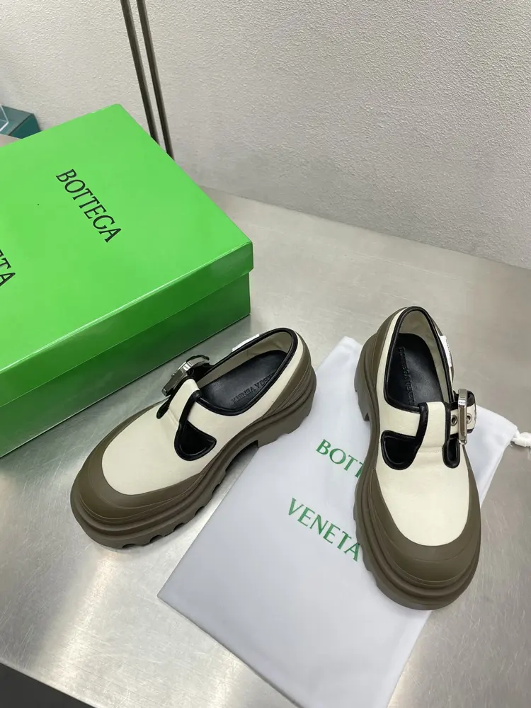BOTTEGA VENETA latest Mary Jane thick-soled shoes Trek couple hiking shoes