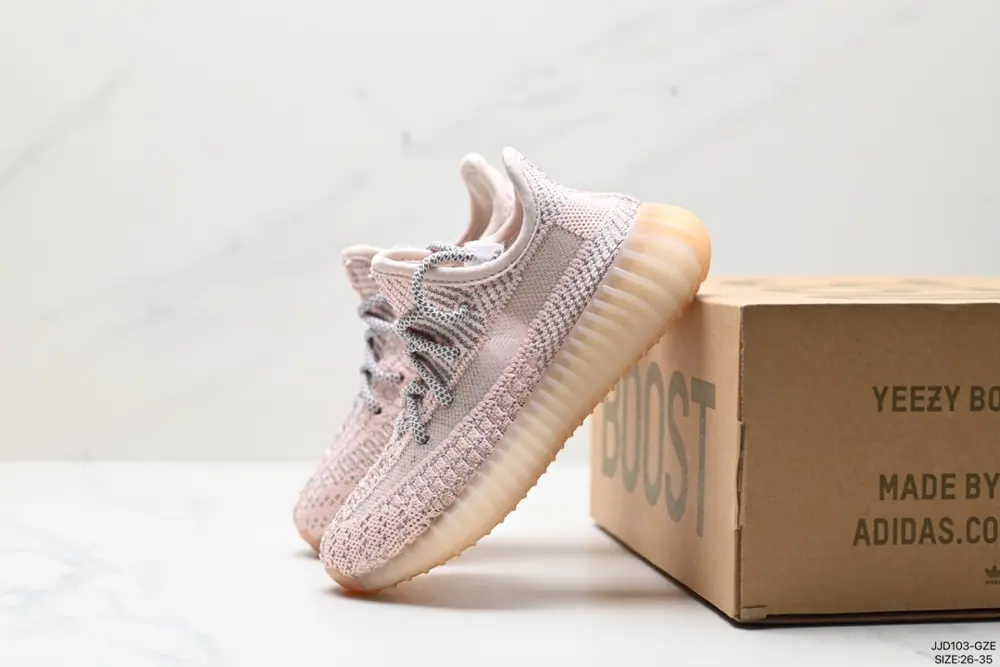 Adidas Yeezy Boost 350v2 Coconut Children’s Shoes Popcorn Casual Sports Running Shoes