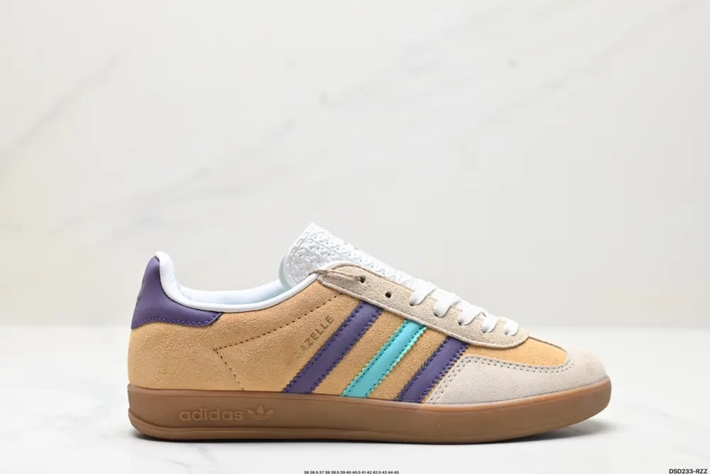 adidas Originals Gazelle INdoor clover casual non-slip wear-resistant low-top sneakers HQ8714