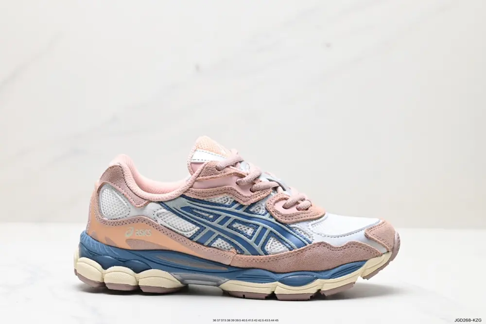 ASICS breathable mesh upper with some synthetic leather material uses the new AHAR+ rubber 1203A280-002