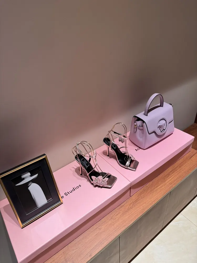 Versace Diamond Butterfly Heels