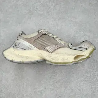 Balenciaga Stapler Sneakers Balenciaga Stapler Shoes Mesh Lace-up Low-top Retro Daddy Shoes