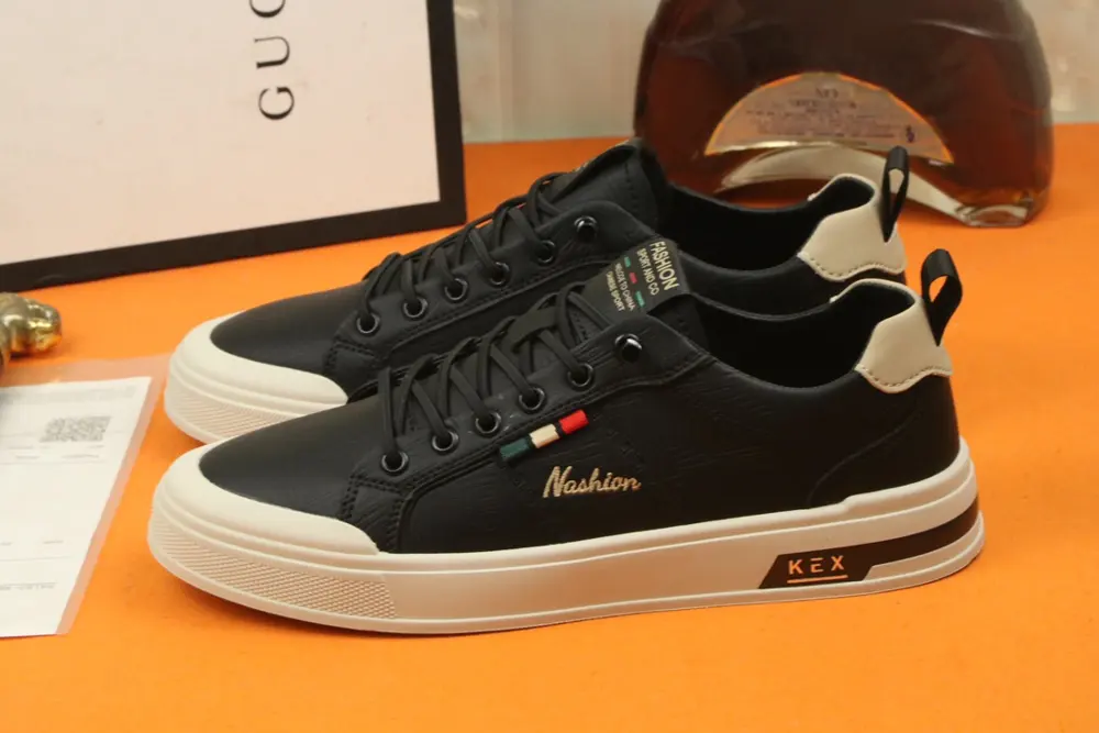 Gucci casual sneakers are featured on the cover of Italian men’s fashion magazines