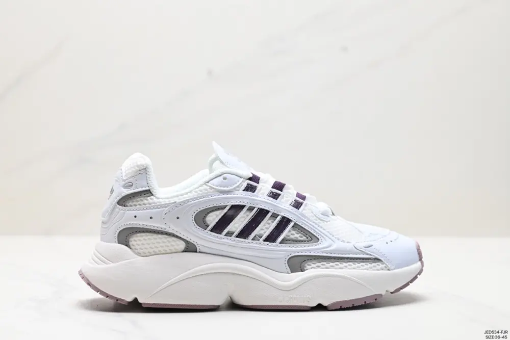Adidas OZMILLEN Adidas retro black and silver color matching low-top cushioning sports IF6582