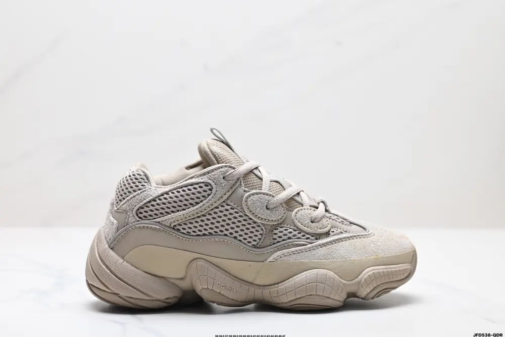 Adidas originals Yeezy 500 Bone White mesh synthetic leather fashionable casual comfortable GX3606