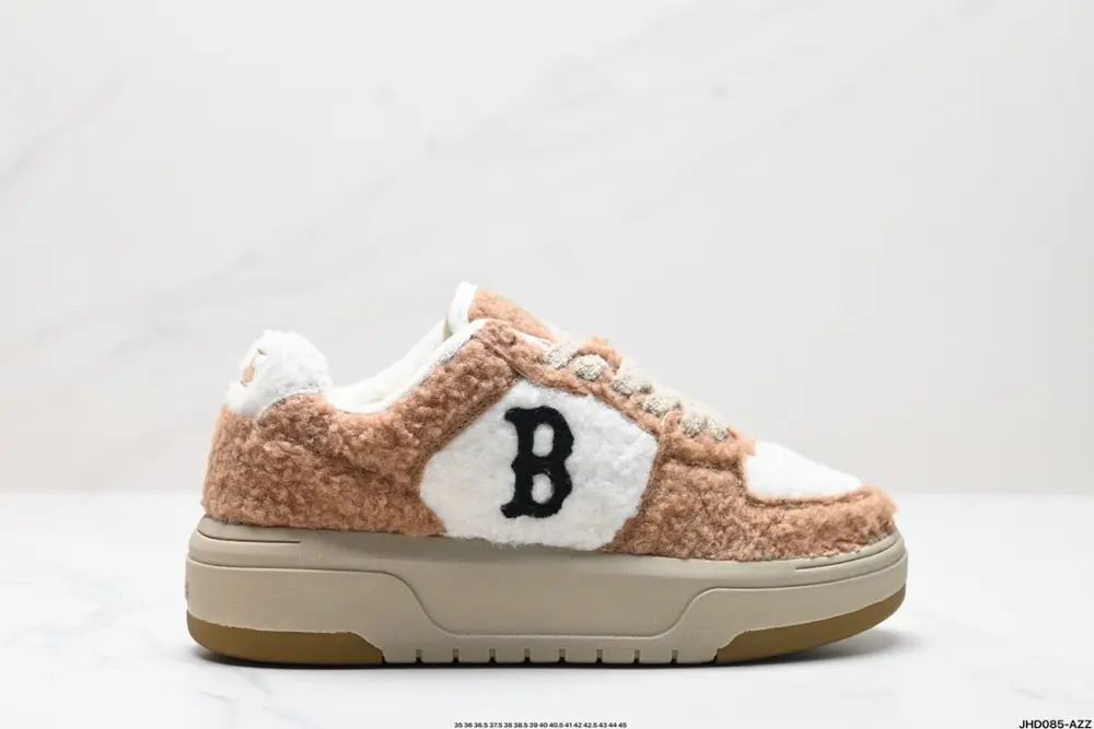 MLB Chunky Liner Versatile and comfortable Lambswool Retro Lightweight Low-top Lifestyle 3ASXCLF36