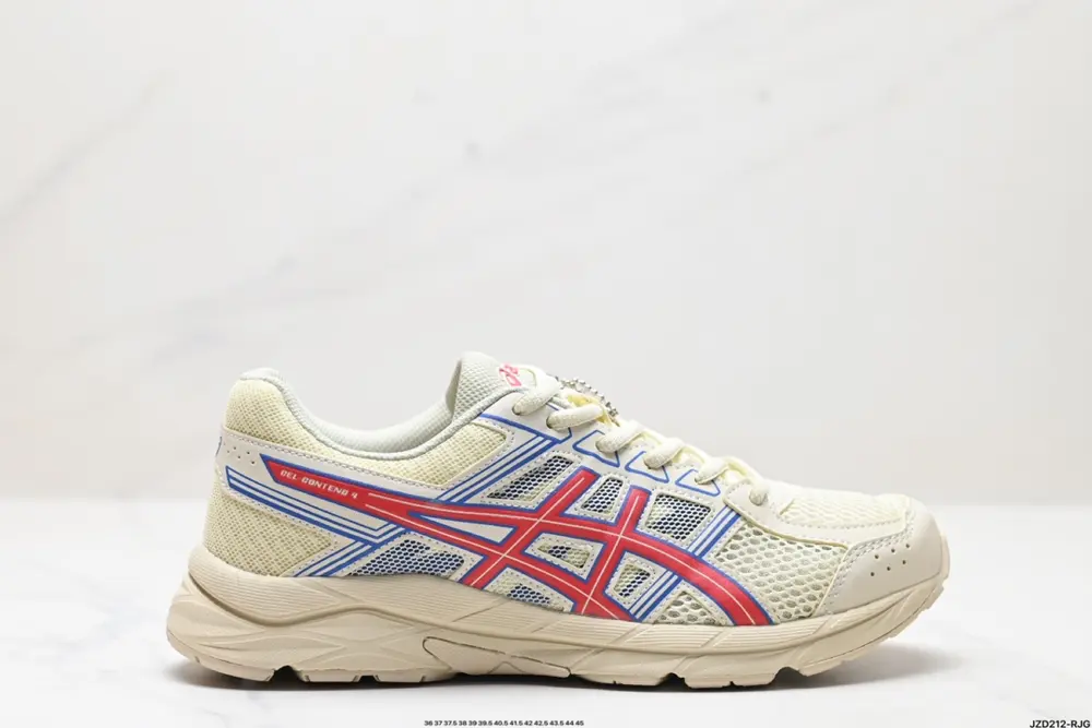 Asics/Asics breathable mesh upper with some synthetic leather material 10118937-103