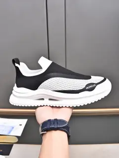 Moncler lace-up sneakers are comfortable and non-slip