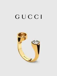 Gucci Blondie series crystal ring