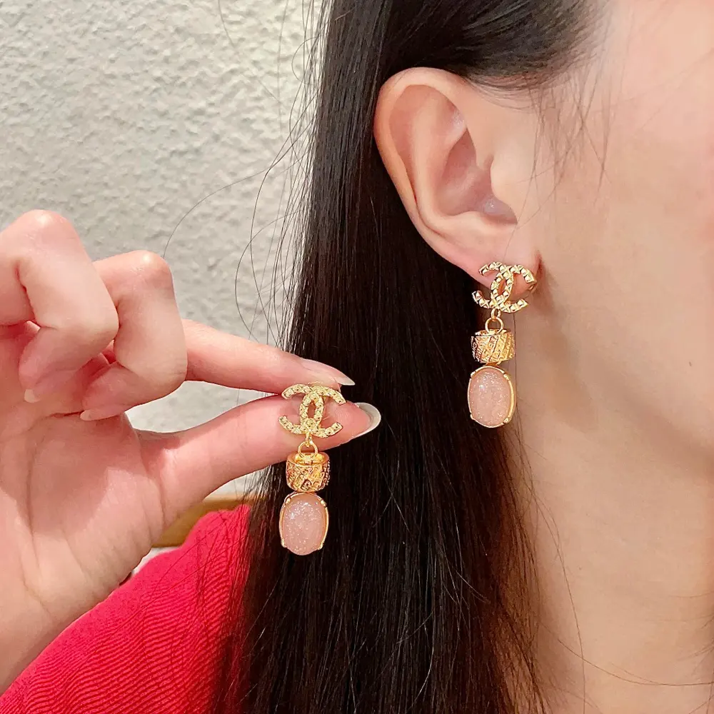 Chanel second-hand double C earrings