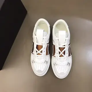 Valentino calfskin lace-up sneakers