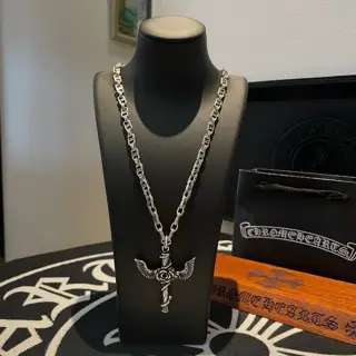 Chrome Hearts vintage letter necklace