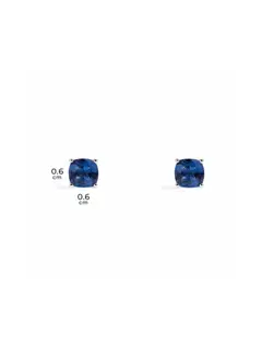 APM Monaco blue square earrings