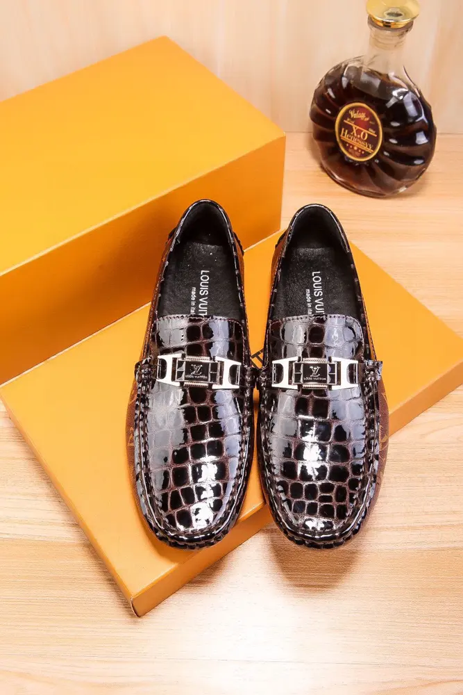 Louis Vuitton loafers. Upper