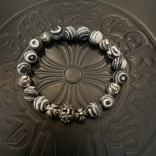 Chrome Hearts Classic Retro Multi-element Hawkeye Stone Bracelet