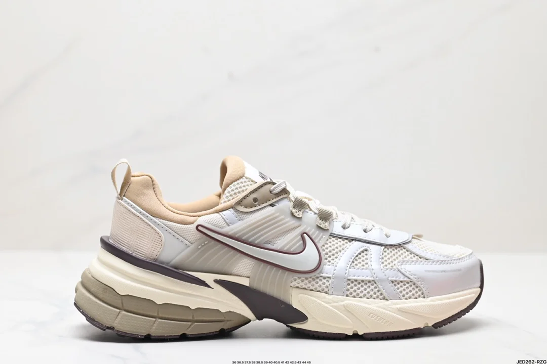 Nike V2K RUN running shoes retro style mesh breathable sports shoes gray and silver tight FD0736-101