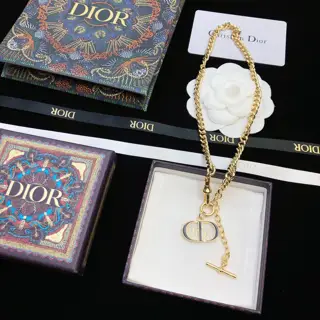 Dior choker CD necklace