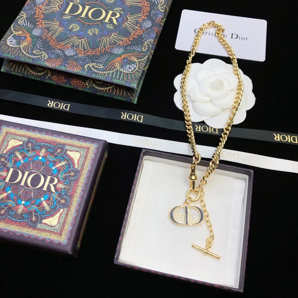 Dior choker CD necklace