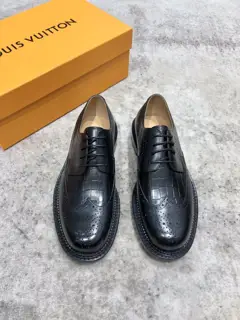 Louis Vuitton calfskin leather Oxford shoes