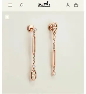 Hermès earrings