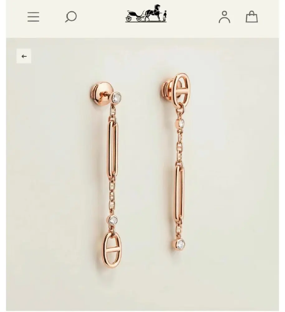 Hermès earrings