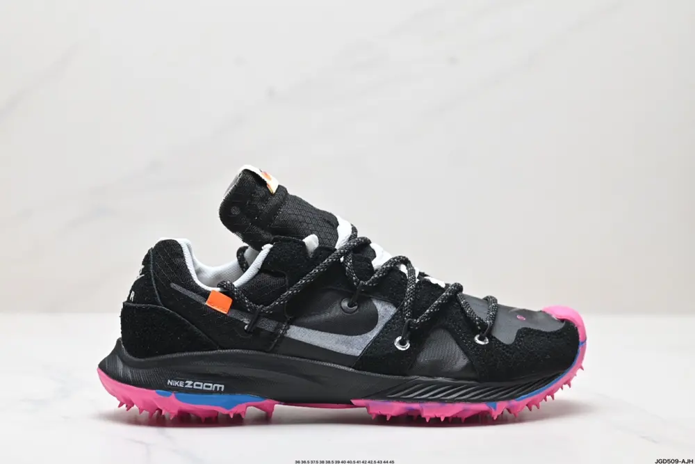 OFF-WHITE × Nike Air Zoom Terra Kiger 5 Nike Spikes Trendy Cushioning Professional Low-top CD8179-300