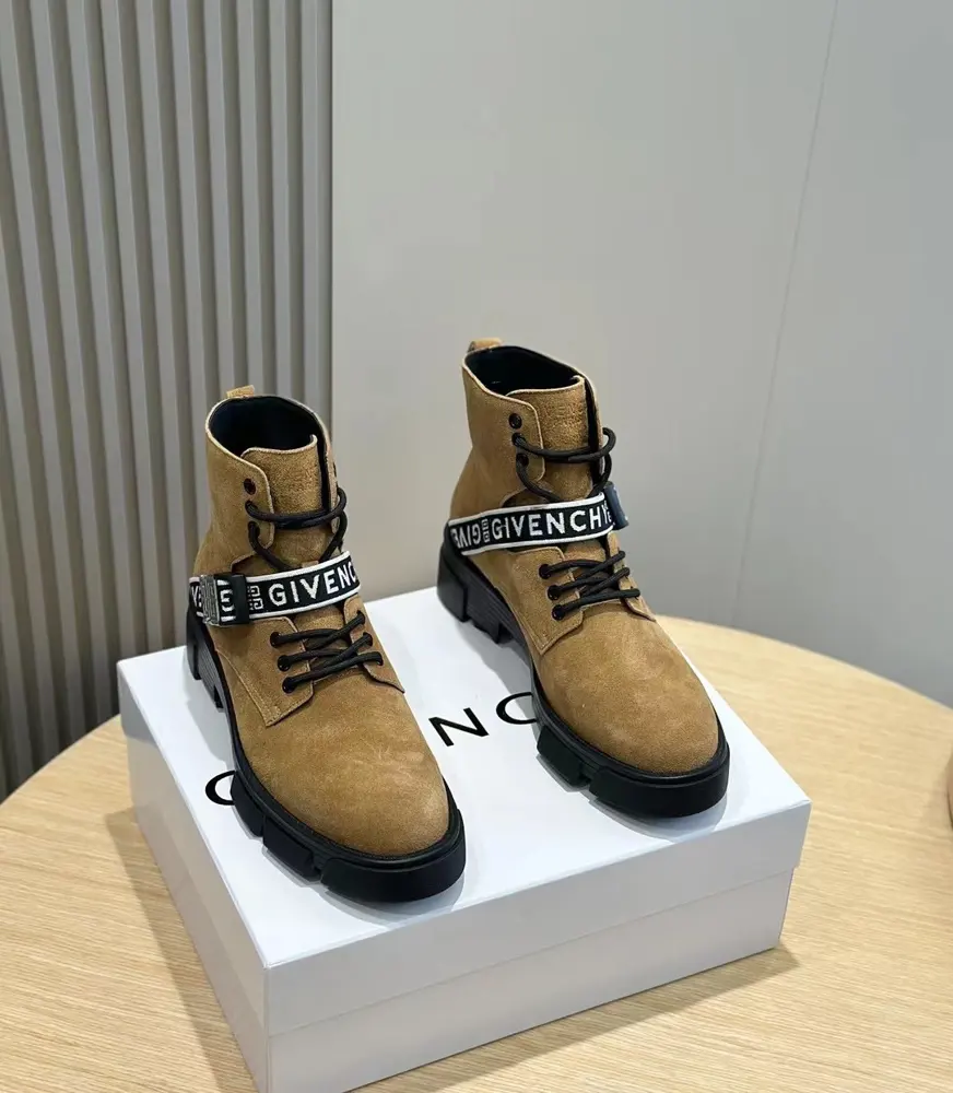 Givenchy webbing martin boots