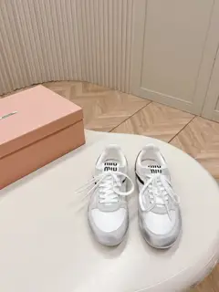 MiuMiu casual sports Forrest Gump shoes German training shoes retro fashion simple and
