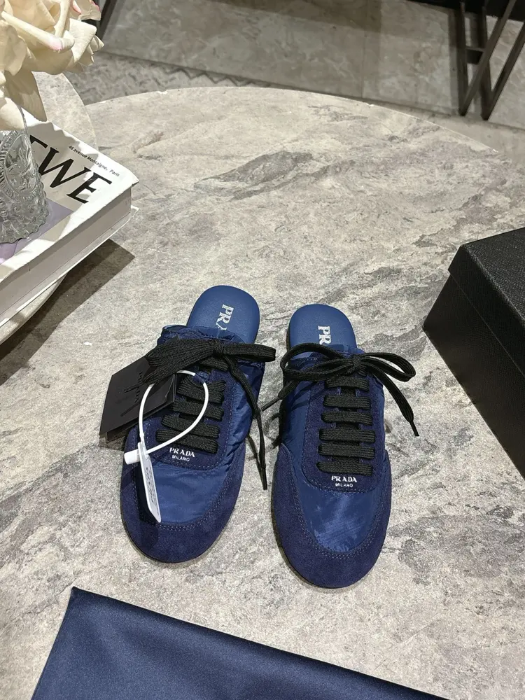 Prada Thin-soled Dexter Half-slippers for Women