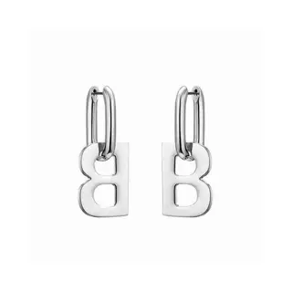 Balenciaga gold stud earrings