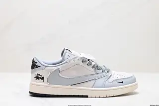 Nike AJ1 reverse hook Travis Scott x Air Jordan 1 “Reverse Mocha” AJ1 Joe 1 TS Lightning XZ2828-001