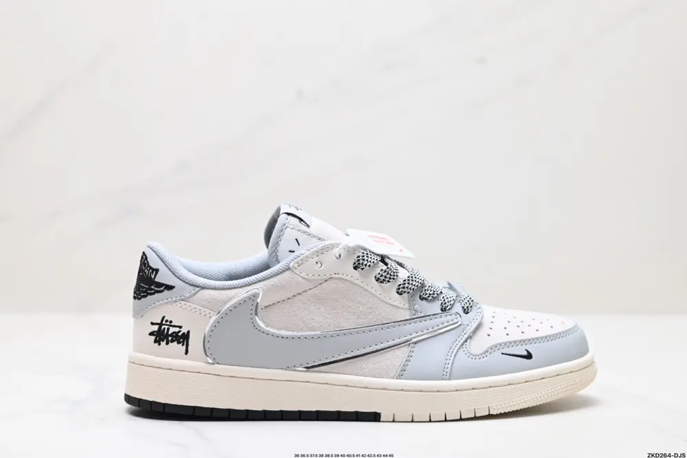 Nike AJ1 reverse hook Travis Scott x Air Jordan 1 “Reverse Mocha” AJ1 Joe 1 TS Lightning XZ2828-001