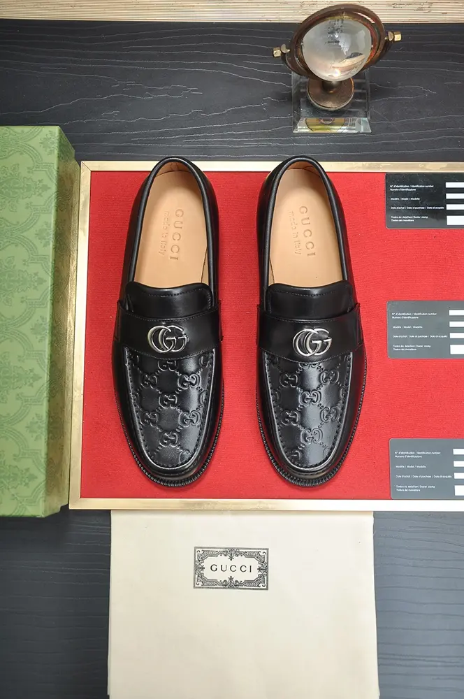 Gucci classic casual leather shoes